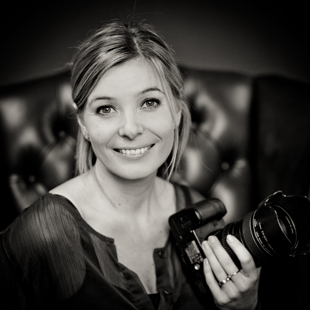 En fotograf på arbejde